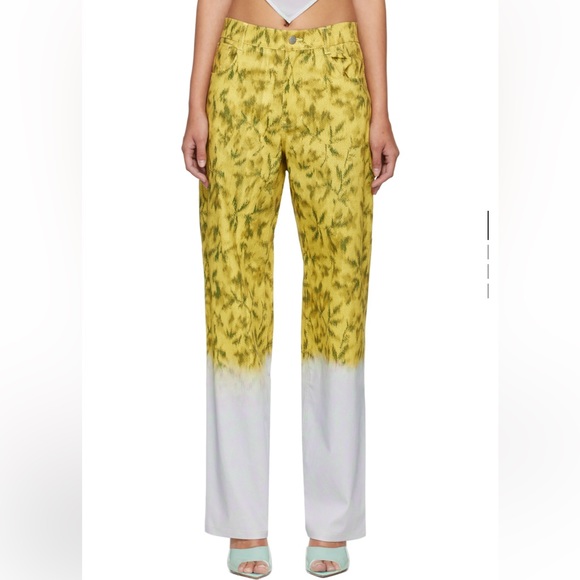 Miaou Yellow Fargo Trousers *Never Worn* - Picture 3 of 4